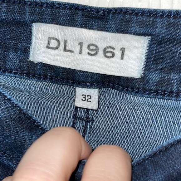 DL 1961 x REVOLVE Margaux Skinny Ankle Jean Blue, Size 32 - Picture 6 of 10